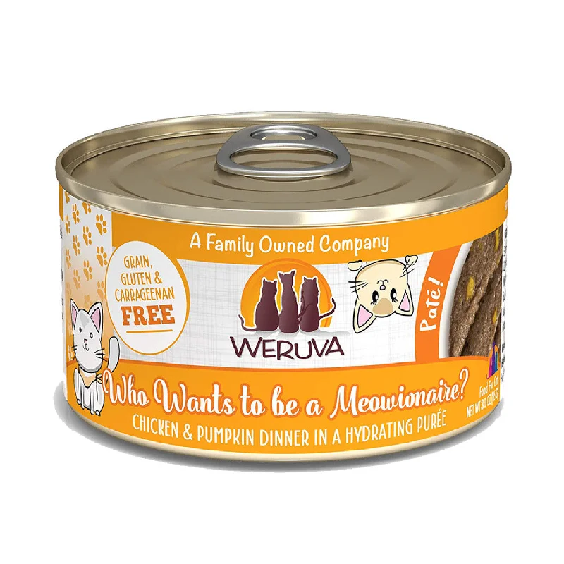 Weruva Who wants to be a Meowionaire? with Chicken and Pumpkin Canned Cat Food