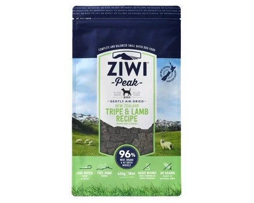 Ziwi Peak Air Dried Dog Food - Tripe & Lamb