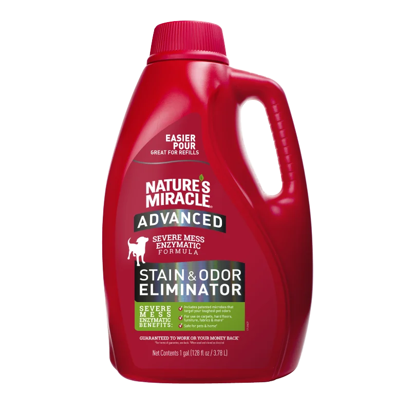 Nature's Miracle Advanced Dog Stain & Odor Remover Pour 128 oz